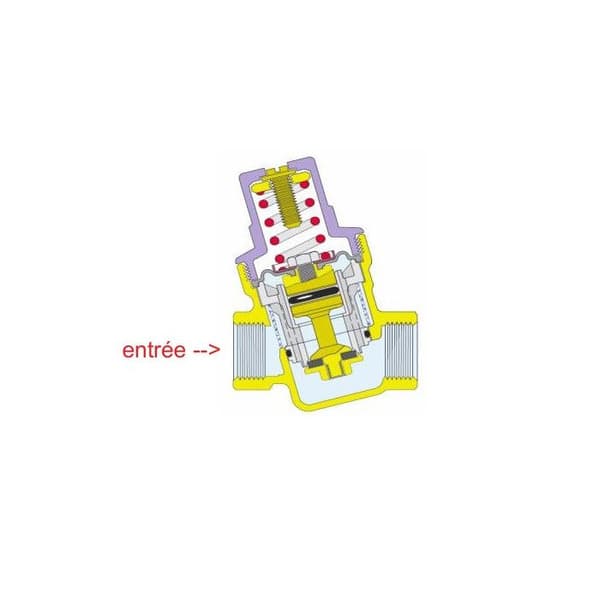 Tryckregulator - CALEFFI - R5331 - 3 bar - 3/4" - Mässing