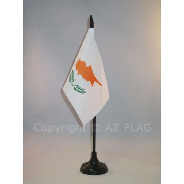 Cyperns bordsflagga 15x10cm - Cypriotisk Hög...