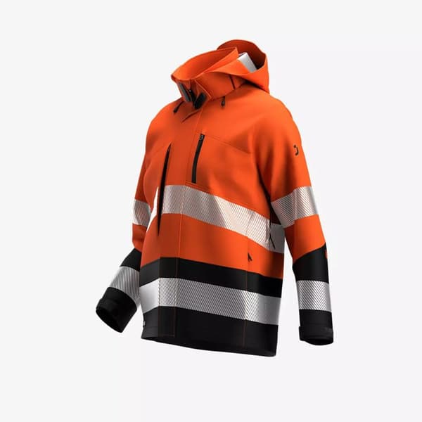 Vattentät softshelljacka med hög synlighet Safety Jogger Works