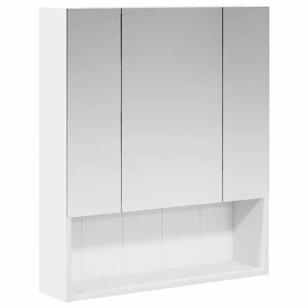 vidaXL Badrumsspegelskåp Vit 60 x 14.5 x 70 cm 889183