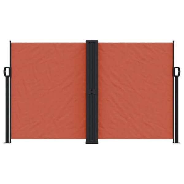 vidaXL Fällbar sidopaviljong terrakotta 140x1200 cm 4004813