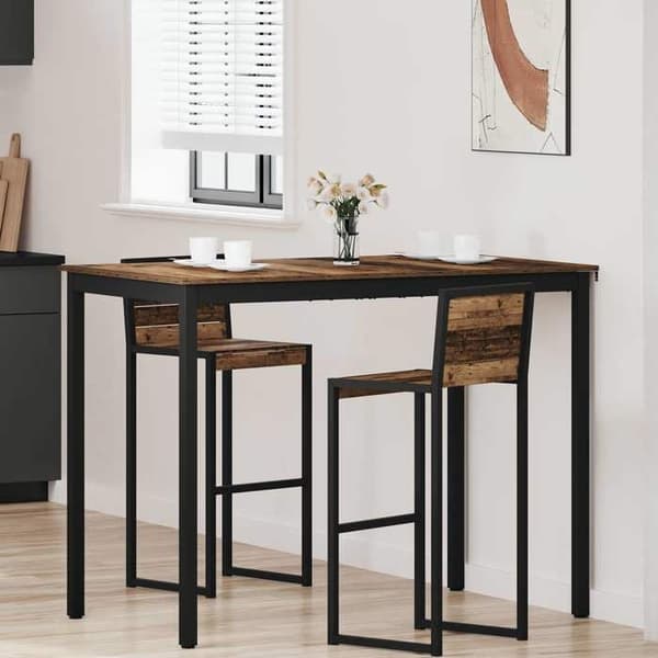vidaXL Ståbord i ingenjörsträ 892702