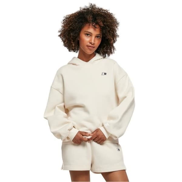 Urban Classics Starter essential oversized sweatshirt för kvinnor - off-white - XS