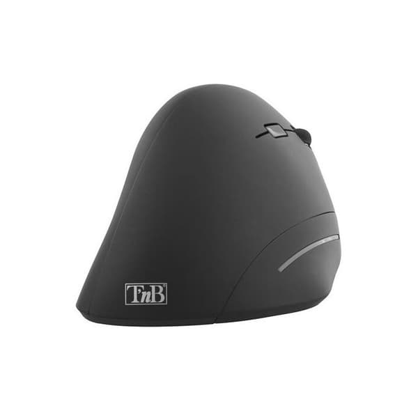 Trådlös ergonomisk vertikal mus T'nB Ergo Bluetooth Svart