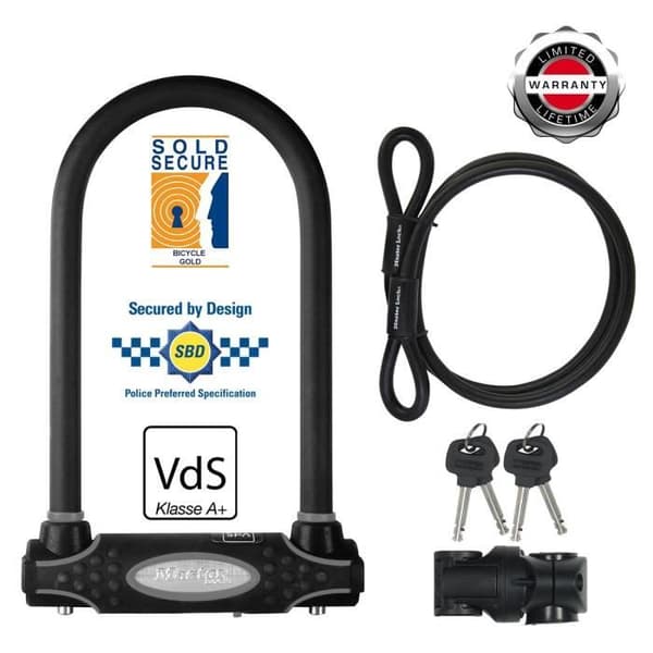 MASTER LOCK U-Lock med Kabel - Med nyckel