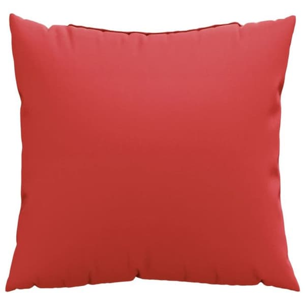 vidaXL Soffkuddar set om 4 röd 50x50 cm tyg 360387