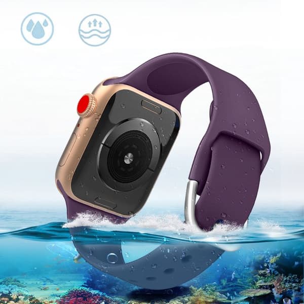 Siliconarmband för Apple Watch 2-9/SE 38/40/41 mm, mintfärg (APS)
