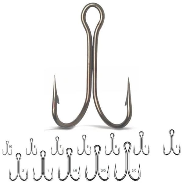 DUBBEL PREDATOR HOOK VMC LIMERICK 90° 9908 (5 - N°1/0)