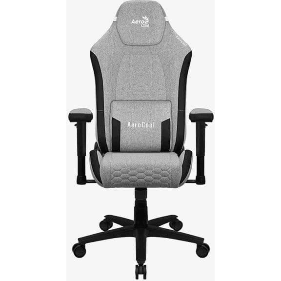 Fåtölj - AEROCOOL - Crown AeroWeave - Grå - Multilager tyg - Höjdjusterbar
