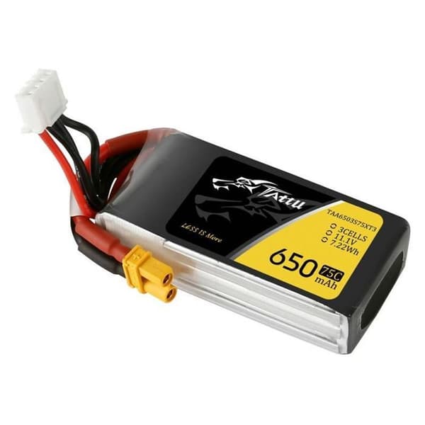 Batteri - TATTU - TAA6503S75XT3 - 650mAh - 11,1V - Litiumjon