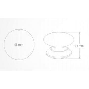 Röd Z-Wave Plus kontrollknapp - Fibaro