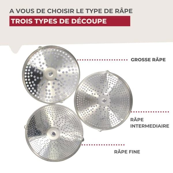 Moulin à légumes i rostfritt stål 24 cm Fackelmann Handmade Tradition