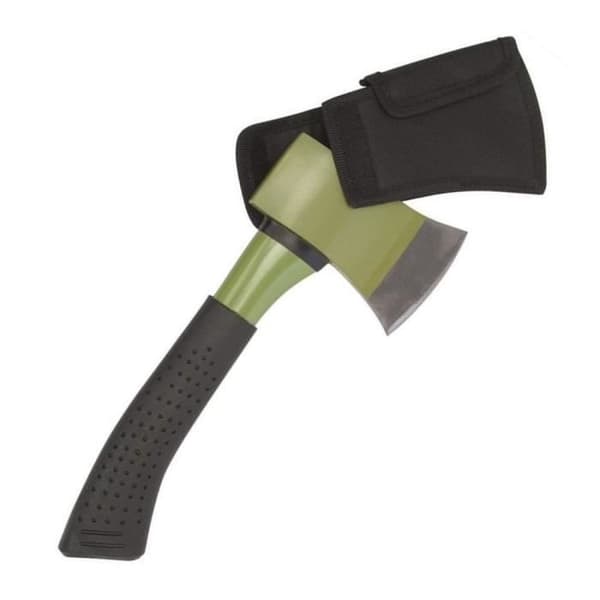 MIL-TEC Axe - Grön - Gummerad skyddsdel - Mångsidig - Hammare - 28cm