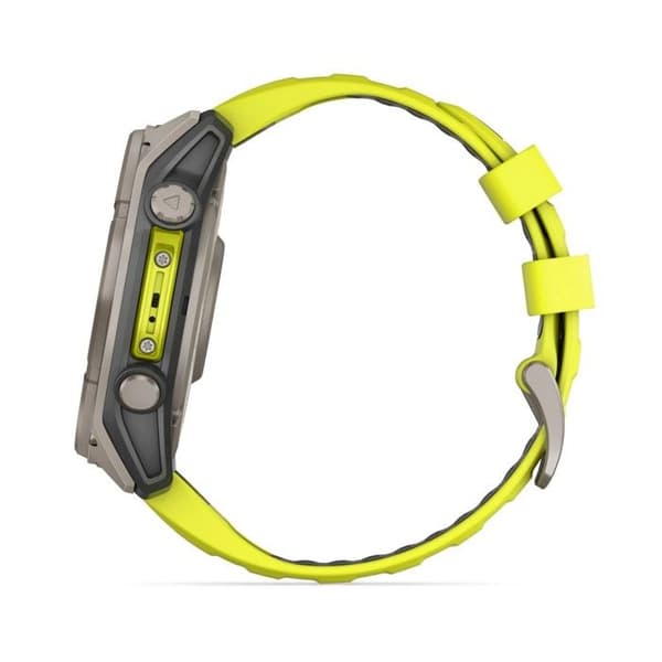Smartklocka - GARMIN - Fenix 8 Solar Sapphire - GPS 51mm - Gul - Autonomi 48 dagar