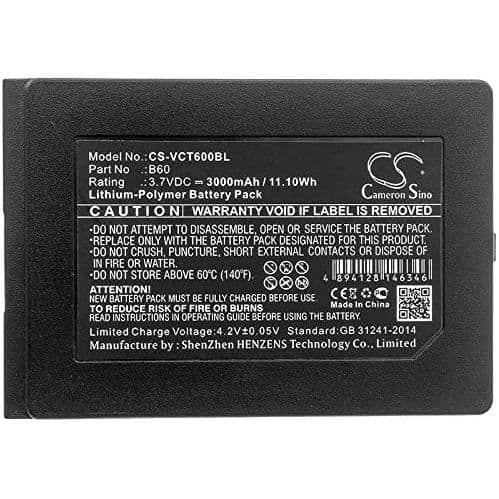 Batteri Li-Polymer - TECHTEK - VECTRON Mobilepro 3/III - 3000mAh - 3.7V - Svart