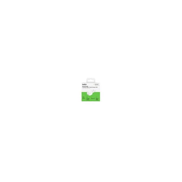 Laddare - Belkin - BoostCharge 30 W - USB-C Power Delivery - Kompakt - Vit