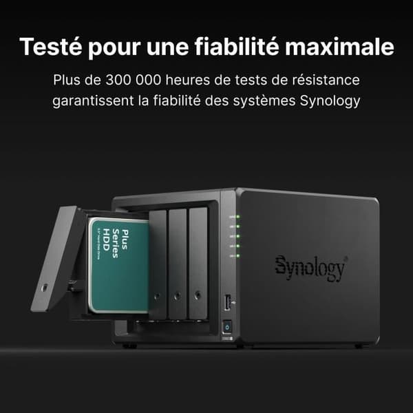Intern disk 4 To - SYNOLOGY - HAT3300-4T - SATA 6 Gbit/s - 5400 varv/min