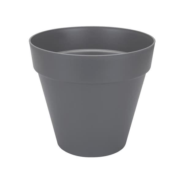 ELHO Rund blomkruka Loft Urban - Ø 25 cm - Antracitgrå