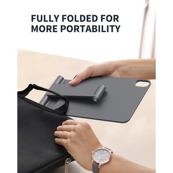 Stöd iPad Mini 7 - LULULOOK - A17 Pro - Kraftfull Magnet - Aluminium - Fällbar 360°