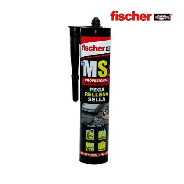 Colle - Fischer - 540330 - Polymert MS professionell - Svart - Elastisk applikation