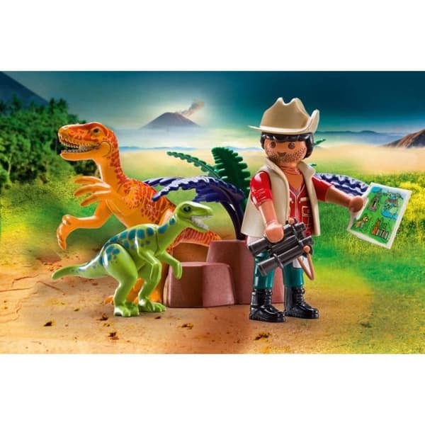 PLAYMOBIL 70108 DINOS EXPLORER OCH DINOSAURIERESVÄSKA