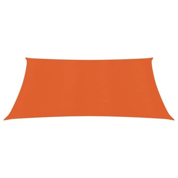 vidaXL Shade Sail 160 g-m² Orange 2,5x3 m HDPE