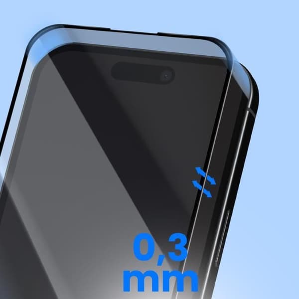 Härdat Glas för iPhone 16 Pro Max Hårdhet 9H Anti-fläckar Forcell Transparent
