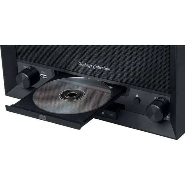 Plattspelare - MUSE - MT-112 MB - Mikrosystem CD - Bluetooth - 3 hastigheter (33/45/78)
