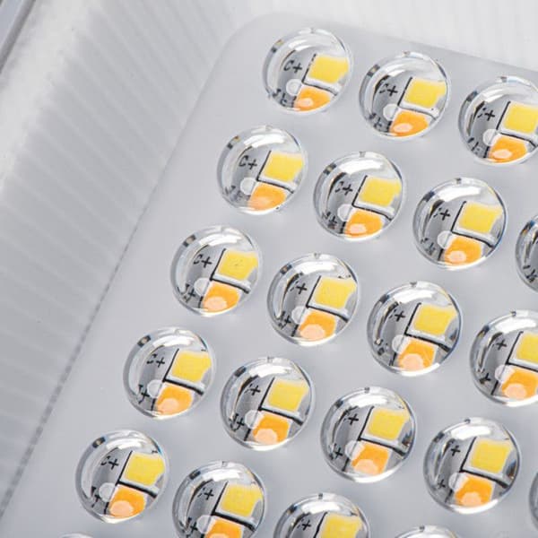 LED-projektor 100W - KANLUX - Justerbar CCT - PIR-sensor - IP44 - Grå