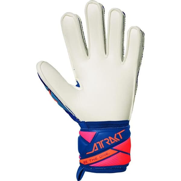 Målvaktshandskar barn Reusch Attrakt Advance - skarp blå/vit/chock orange