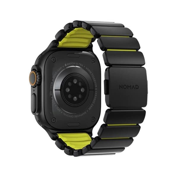 Nomad Stratos armband för Apple Watch 49mm Svart/Volt