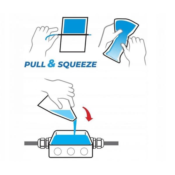 Isolator syntetisk (polystyren - skum - tunna isolator - reflektiv) Raytech GEL ISOLANT MAGIC-FLUID-170