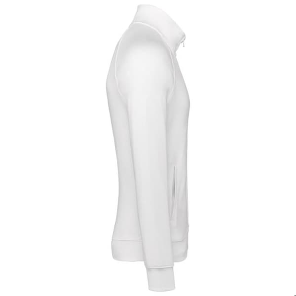 Sweatshirt i bomull med raglanärmar WK. Designad för arbete - vit