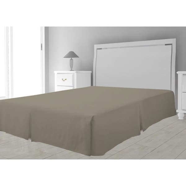 Sängunderlägg - Taupe - 160 x 200 cm - 100 % polyester - Vanligt - Ej engångsbruk