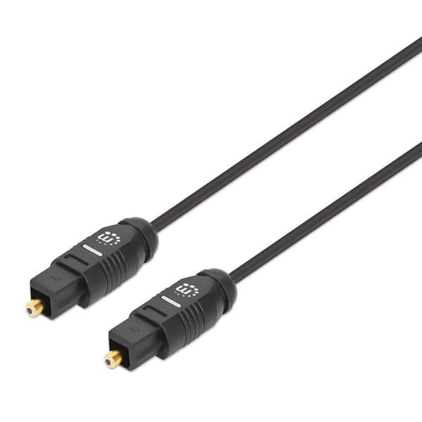 Fiberoptisk kabel - Manhattan - 356084 - Toslink - 3 m - Svart