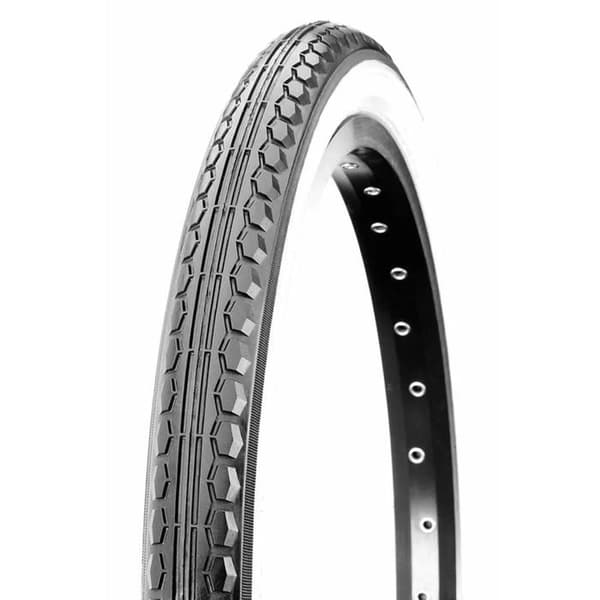 Cykeldäck - CST - 20x1.75 - Vit/ svart - Unisex