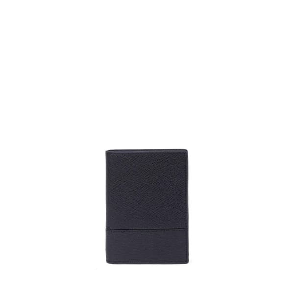 Läderplånbok Hexagona Ref 57672 svart 9.5*13*2 cm