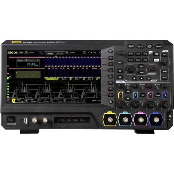 Rigol MSO5354 digital oscilloskop 350 MHz 8 Géch/s 100 Mpts 8 bit