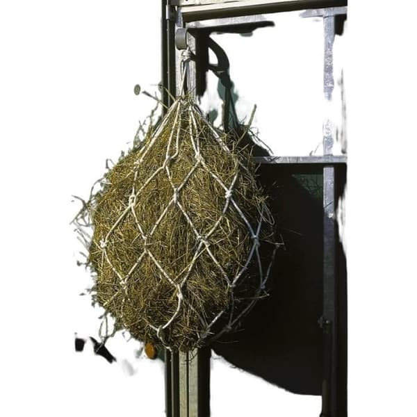 Hö nät i bomull med ringar Hippotonic - blå - L 105 cm