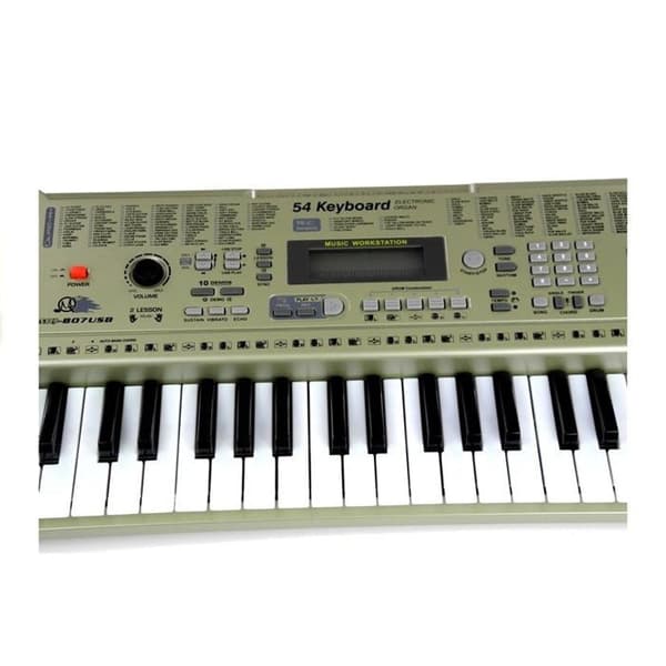 Keyboard Orgelläkt Piano Leksak Med USB Mikrofon
