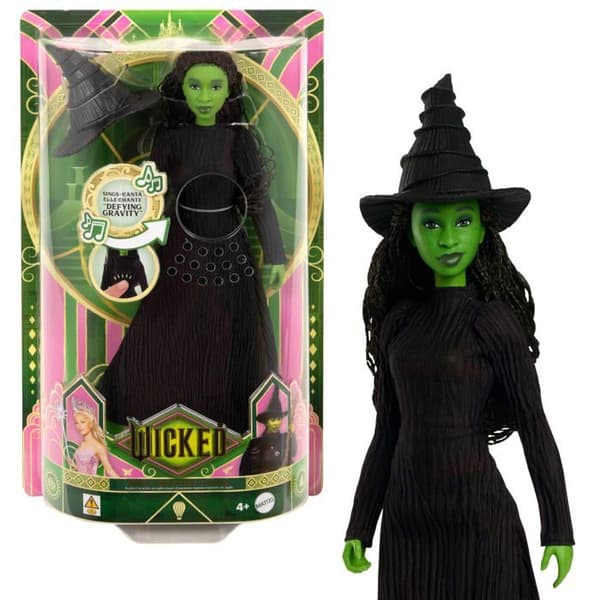Mattel Wicked sångande docka Elphaba - musikalisk docka