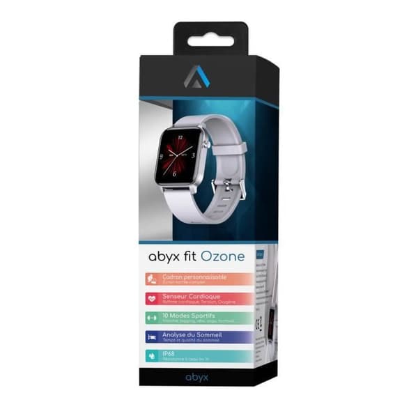 Abyx Ozone 2 — Vattentät IP68 multisensor smartwatch grå