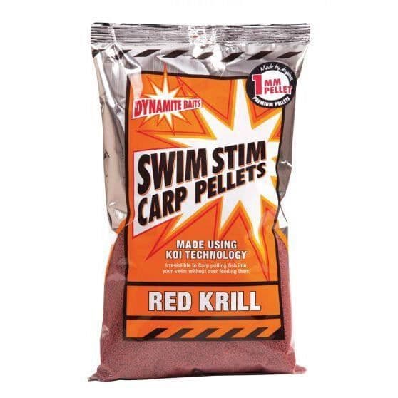 Pellets Dynamite Baits simma stim Röd krill - röd - 8 mm