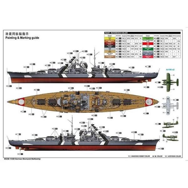 Tysk Bismarck slagskepp