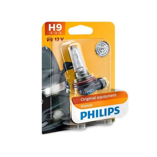 12V H9 Vision halogenlampa 1st. Blåsa