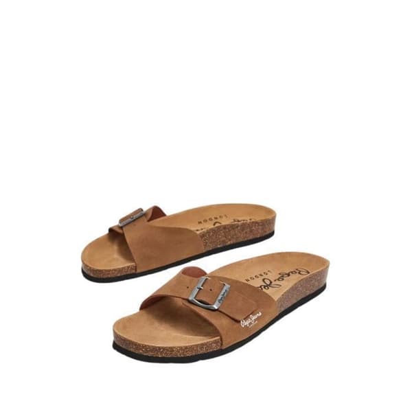 Sandaler - PEPE JEANS - Ref 62821 879 - Brun - Anatomiska - Halkfria