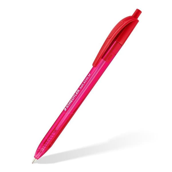 Kulpenna - STAEDTLER - 4230C8E2-2 - Ergonomisk triangulär kropp - Medium spets 1,0 mm - Set med 8 assorterade färger
