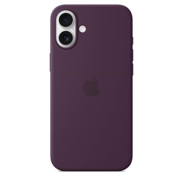 APPLE iPhone 16 Plus - Silikonskal med MagSafe - Plommon