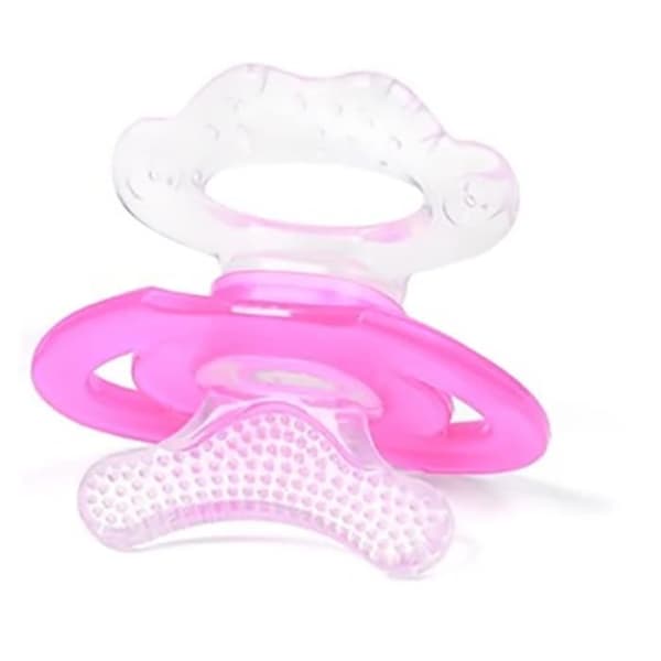 BabyOno tuggummin tänder 3m+ rosa