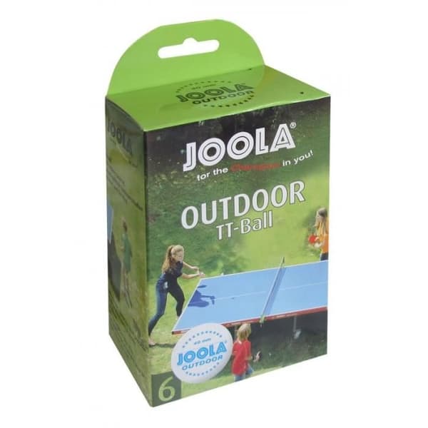 Pingpongbollar - JOOLA - 6 bollar - Utomhus - Vit - Unisex